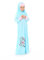 Elanesa Mädchen Gebetskleidung Kinder Islamische Kleidung Kleid Mädchen Zweiteilige Kleider Maxi Gebetskleid mit Ärmelbündchen, Hijab und Rosenkranz Geschenk Blumen gedruckt (100,10-11, Türkis)
