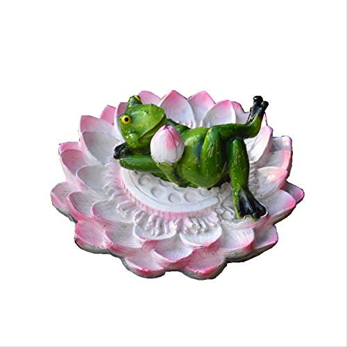 Gartenfiguren, Dekorationsstatue, Simulation, Lotus, Frosch, Aquarium, Dekoration, Hof, Garten, Teich, Wasser