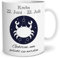 OWLBOOK® Sternzeichen Krebs Tasse mit Spruch mit Sternzeichen zum Geburtstag Keramik 300 ml