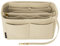 OPPOSHE Purse Organizer Insert for Handbags, Softened Felt Bag Insert Organizer for Tote, Compatible with LV, Coach, MK, Kate Spade, Goyard, Longchamp (Beige, Large)