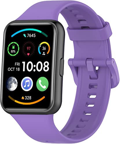 BBZ Bracelet Compatible avec Huawei Watch Fit 2 Bracelet,Bracelets de Rechange en Silicone Souple pour Huawei Watch Fit 2 Smartwatch
