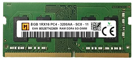 MG, memoria RAM 8 GB, Ddr4 So-dimm de 3200 MHz, RAM para portátiles y ordenadores portátiles