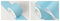 VisitRyl TapetenbordüRe Selbstklebend Vinyl Sockelleiste Dekorative BordüRe Selbstklebende Home BordüRe KüChe TapetenbordüRe Selbstklebend FüR Badezimmer Wohnzimmer Hellblau Gefrostet 5cm X 500cm