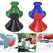 JQTOP Ice Scraper 4 Pack Round Ice Scrapers Windshield Magic Cone-Shaped Ice Breakers for Car Snow Scrapers Magic Funnel Car Windshield Snow Removal Shovels 2 and 1 Tool 4 Colors