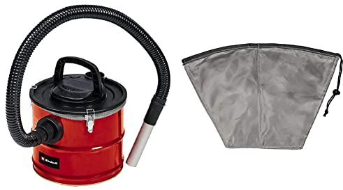 Einhell Aschesauger TC-AV 1718 D (1.200 Watt, Saugleistung 170 mbar, 18 l Weißblech-Auffangbehälter m. Schnellverschlüssen, Feinstaubvorfilter, Filterkartusche, inkl. Ersatzfilter)