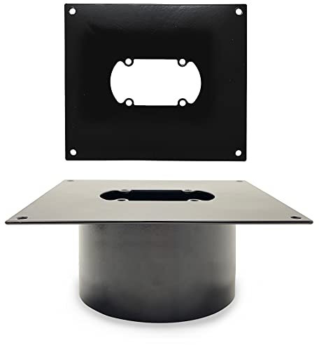 Butler Technik Stainless Steel Diesel Heater Turret Mount Plate for RV Motorhome Camper Eberspacher Espar Webasto Auxiliary Heating Furnace Extra Deep Mount PRO (75mm)