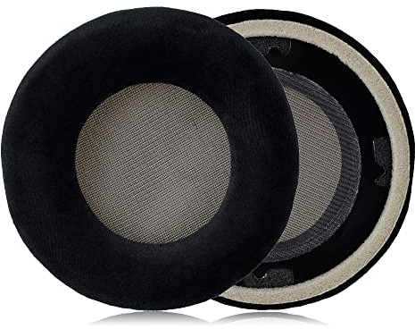 JHZZWJ Ersatz Ohrpolster für Durchmesser AKG K701, K702, Q701, Q702, K601, K612, K712 Ohrpolster aus Kunst Leder Black
