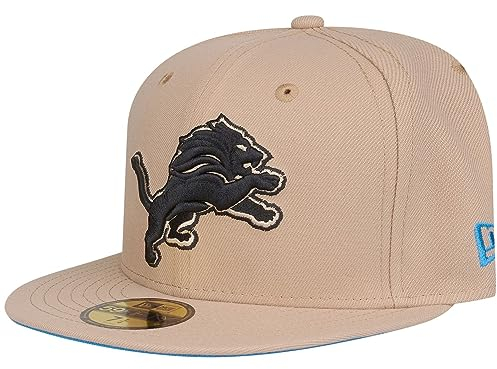 New Era 59Fifty Fitted Cap Detroit Lions Camel beige - 7 3/8