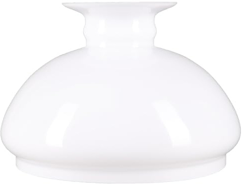 Lampenglas Opalglas Ersatzglas Petroleumglas Ø 186mm weiß beige grün glänzend Leuchtenglas Weiß