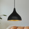 bamyum Pendelleuchte Schwarz, Adash, Flammige Metall Hängelampe Ø26 cm, E27 Lampe Wohnzimmer, Lampenschirm Hängeleuchte, Deckenlampe, Wohnzimmer Pendellampe, Esstischlampe