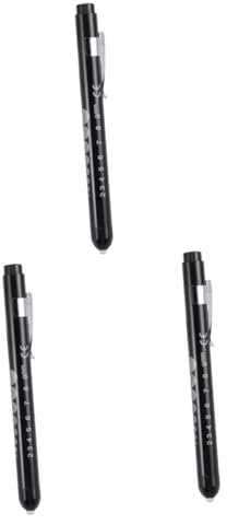 Hemobllo 3stücke Notfall Stiftlampe Mit Schwarz Tragbare Taschenlampe Für Erste Hilfe Niedriger Stromverbrauch Einfach Zu Tragen Für Medizinisches Personal