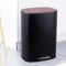 STARNINE Kitchen Bin 50L Stainless Steel Luxury Kitchen Bin Rose Gold Top Lid Pedal Dust Bin Rubbish Bin With Soft Closing Lid And Removable Inner Compartment (Black/Rose Gold Top)