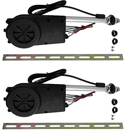 Janasiba 2X Antenne de Voiture Kit DC12V électrique Antenne Radio Automatique Antenne Booster Puissance Camion Camion Antenne
