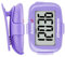 AVTREK Compteur de Pas 3D précis pour la Marche écran géant podomètre numérique pour la Course avec Affichage du Temps et rétroéclairage LED (Violet)