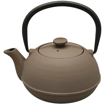 Tetera 0,3l. Hierro Colado Gris - Tetera Vintage de Diseño Clásico para Cocina