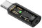 Rtyweth Adattatore per cuffie da tipo C a 3,5 mm, adatto per telefoni cellulari, accessori ad alta definizione, decodifica audio per cuffie G7M4