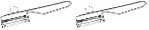FACKELMANN Universalschäler 15cm INOX l, Edelstahl, Silber (Packung mit 2)