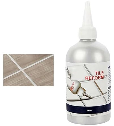 Waterproof Tile Gap Repair Filler,Grout Repair Kit White,Home Waterproof Tile Gap Refill Agent,Grout Tiling Tile Reviver Repair,Repair and Renew Tile Joints,for Living Room Bathrooms Kitchens