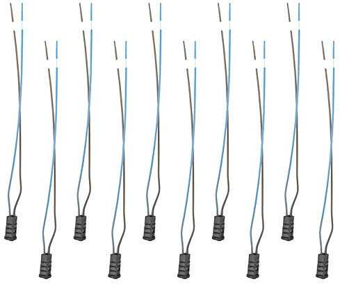 Fineled G4 Lot de douilles bakélite pour LED halogène - Support câble pour douille de lampe