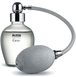 Alessi The Five Season MW63 4 Raumduftvernebler aus Glas und Zamak-Weihrauch, Zedernholz und Baummoos, 15 cl, Transparent, Einheitsgröße