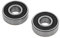sourcing map 2 Stück Rillenkugellager 6201-2RS Roller Motorrad Dichtung 32 x 12 x 10mm
