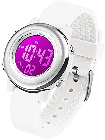 VenSten Kids Digital Sport Waterproof Watch for Girls Boys, Kid Sports Outdoor LED Electrical Watches with Luminous Alarm Stopwatch Child Wristwatch
