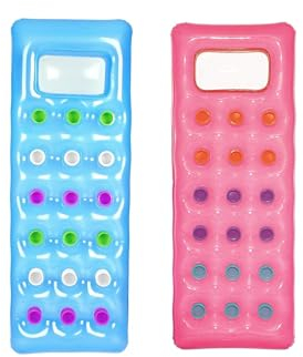Bestway - 43040 Solar Luftmatratze Duo Pack - mit Sichtfenster 188 x 71 cm - Blau und Pink