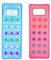 Bestway - 43040 Solar Luftmatratze Duo Pack - mit Sichtfenster 188 x 71 cm - Blau und Pink