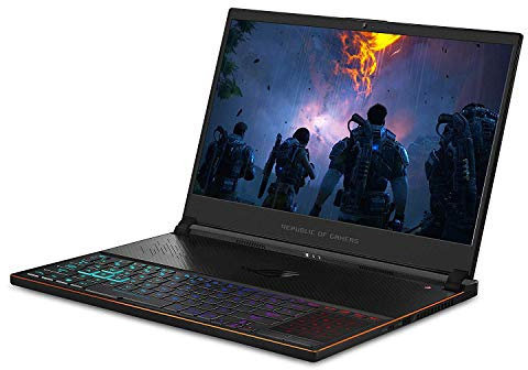 ROG Zephyrus S (2019) Ultra Slim Gaming Laptop, 15.6” 240Hz IPS-Type FHD, GeForce RTX 2080, Intel Core i7-9750H Processor, 16GB DDR4, 1TB PCIe Nvme SSD, Aura Sync RGB, Windows 10 Pro, GX531GX-XB76