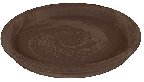 Kunert-Keramik Untersetzer,Vogeltränke,Unterteller,Terracotta,Cappuccino,Größe wählbar (28cm)