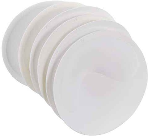 Amosfun 3 Paar Runde Weiche BH-Einsätze Pads Abnehmbare Sport-BH-Cups Einsätze Brustschwamm Enhancer Einsätze Matten Einsatz Sport-BH-Pad Einnähen BH-Cup für Frauen Mädchen Weiß M