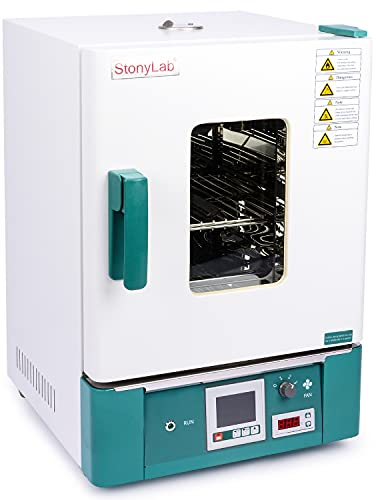stonylab Horno de Convección de Laboratorio, Cámara Digital de Calentamiento y Secado Forzado por Aire con Convección Forzada Horno de Circulación de Aire Caliente, 220V / 300 Celsius 50/60 Hz 800W