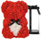 Geschenke für Mama, Geburtstagsgeschenk für Frauen, Valentinstagsgeschenk, Bär, Rose Teddybär in Einer Geschenkbox, vollständig zusammengebaute Geschenkbox, Hochzeit und Jubiläum… (Groß Rot)