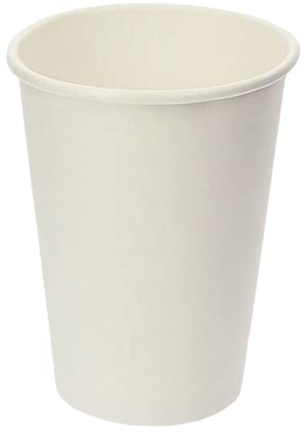 Générique 2000 Gobelets 12cl en carton, blancs, pour boissons chaudes ou froides différentes contenances, gros conditionnement (2000, 12CL)