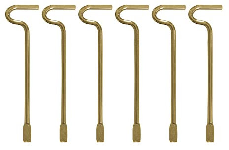 Interior Emergency Key for Bathroom Bedroom - 6 Pack
