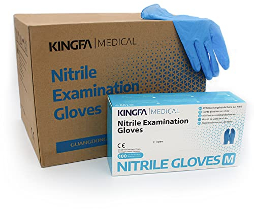 Nitrilhandschuhe XL 1000 Stück Box - latex - und silikonfrei, vielseitig einsetzbar - Einweghandschuhe XL, Einmalhandschuhe XL, Einmal Handschuhe, antistatische Handschuhe Nitril Handschuhe