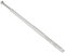 AERZETIX - C57437 - Set di 10 tasselli in plastica a testa fresata con alette Ø10x230mm + 10 viti tirafondi Ø7x230mm con impronta 6 lati in acciaio - colore argento