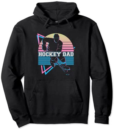 Eishockey Retro Hockey Dad Pullover Hoodie