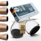 LIGUNA® 32x Stuhlbeinkappen [Ø2,2-3,2cm] für Möbelfüße (rund und eckig) - Stuhlbeinschoner mit Filzgleiter für Stühle, Sessel, Esszimmerstühle, Tische - Schutzkappen für Stuhlbeine Stuhlsocken schwarz