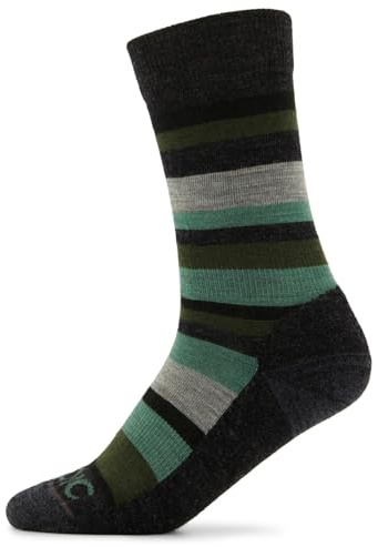 Stoic Unisex Erwachsene Merino Trekking Crew Socks Stripes Wandersocken
