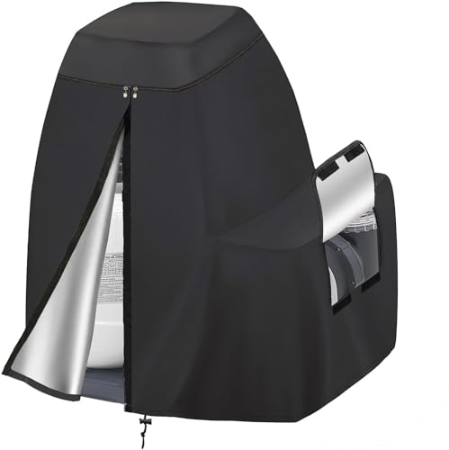 TORUTA Sand Filter Pump Cover for INTEX Krystal Clear - Black 600D Waterproof Oxford Fabric Pool Filter Cover