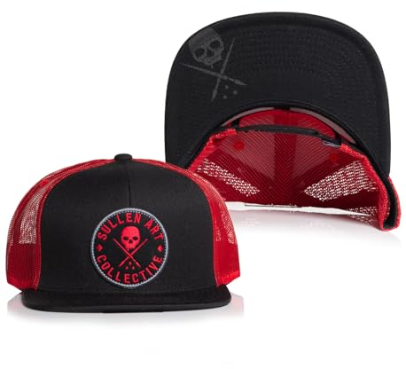 Sullen Snapback Trucker Cap Always Mesh Red