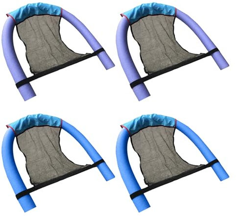 YIWENG 4 stücke Pool Nudel Stuhl Pool Sling Stuhl Pool Nudel Sitz U Förmigen Schwimm Mesh Stühle