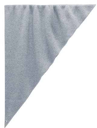 OPUS Damen Tuch | Weiches XXL - Dreieckstuch AFRAASI mit Wolle glacier blue, 0