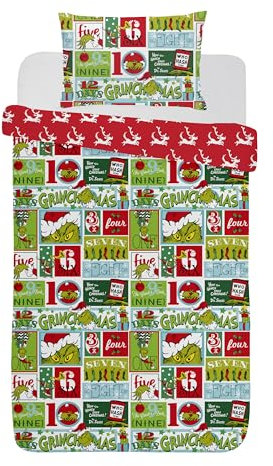 The Grinch Bettwäsche-Set für Einzelbett