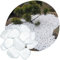V-PREMIUM SOLUTION -Thassos Weiße Marmor-Kieselsteine - Dekorativ Stein 2-4 cm - Gartendeko - Dekostein - Natürliche Gartendekoration aus Griechenland - Schneeweißer Glanz - Kieselsteine