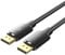 Watio Wave Displayport Cable - 10m displayport male to male cable in black, ideal for HD video and audio transmission.*