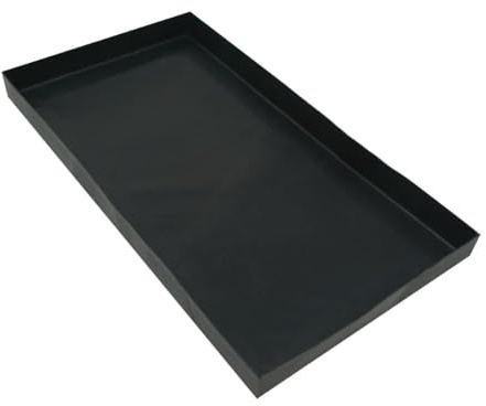 Merrychef Half Size Deep Cooking Tray Black For 16 Cavity Size Ovens | Commercial catering sheet pan optimizes rapid cook oven space, ensuring rapid heat transfer and effortless cleaning.
