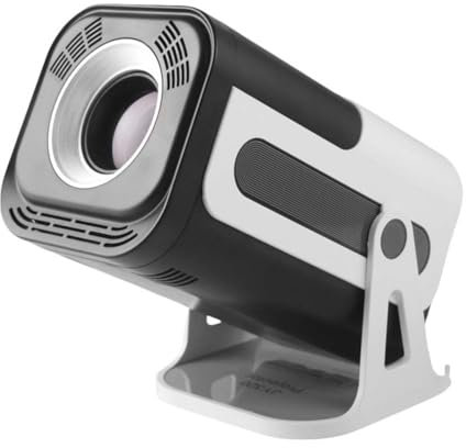 Tuesoa JY320 Mini Projector 720P Android 13 4K Support, 180 ANSI, WiFi 6, BT 5.0 Portable Cinema 180° Rotable Video Projection UK PLUG