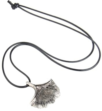 QYYZTQY Ginkgo Biloba Neck Schmuck elegant für Frauen Boho -Stil Lady Halskette Geschenk
